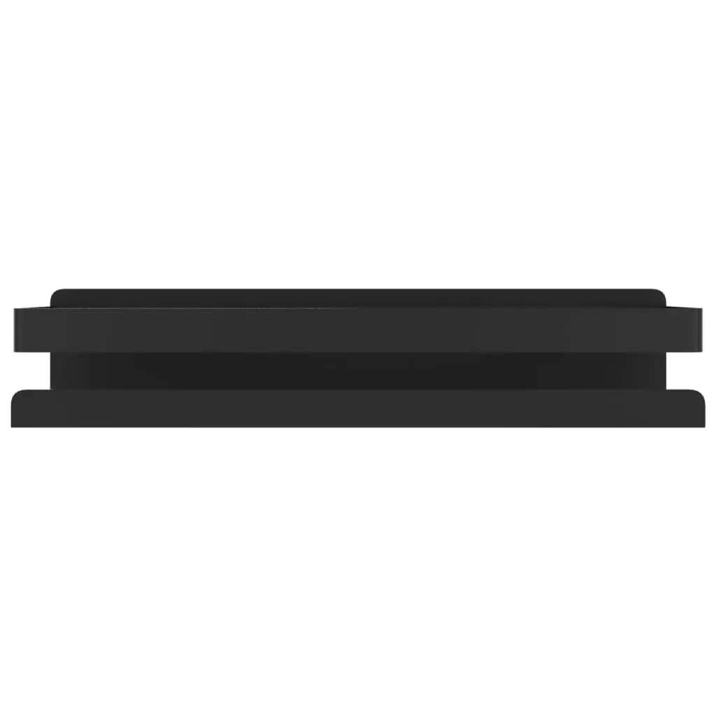 Shower Shelf Storage Organiser Bathroom Wall Mount Black Stainless Steel 30 x 10 x 6 cm