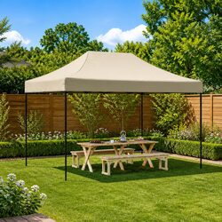 Specifications for Foldable Taupe Pop-Up Party Tent