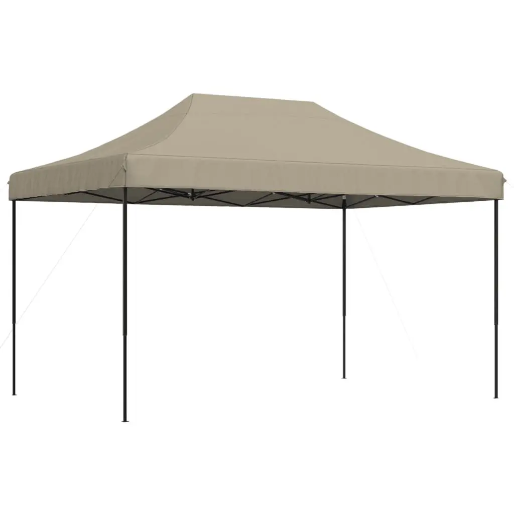 Foldable Taupe Pop-Up Party Tent