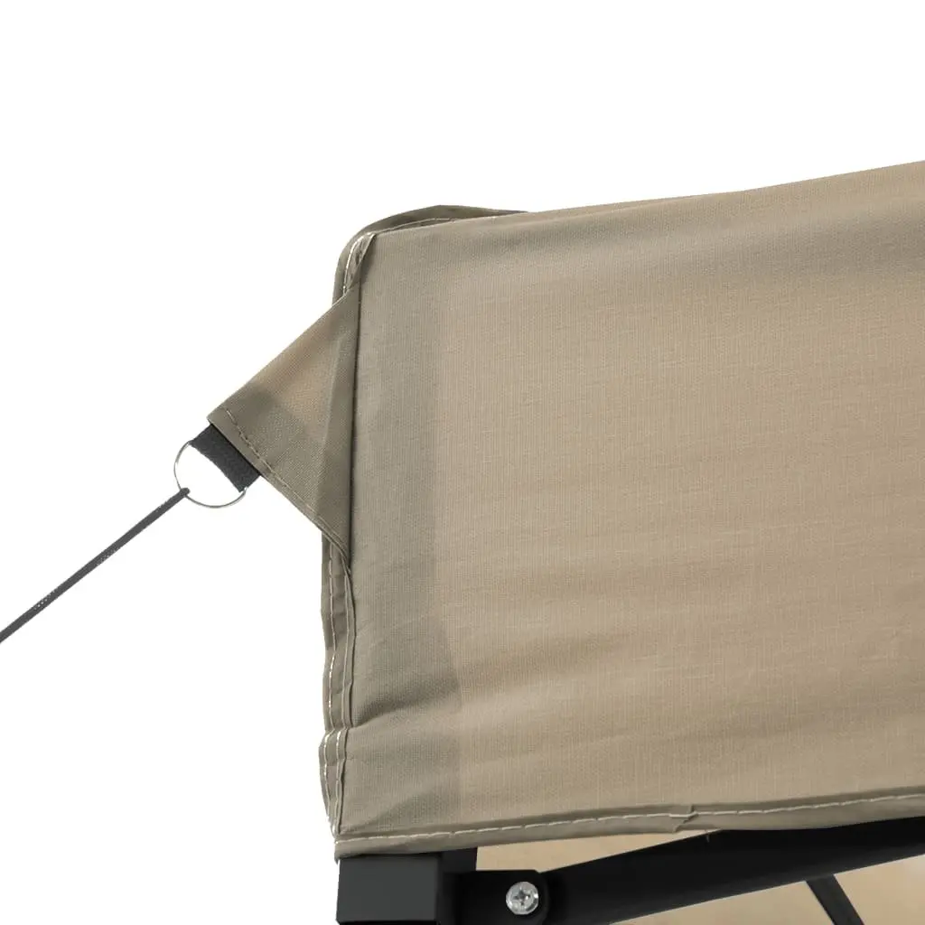 Foldable Taupe Pop-Up Party Tent