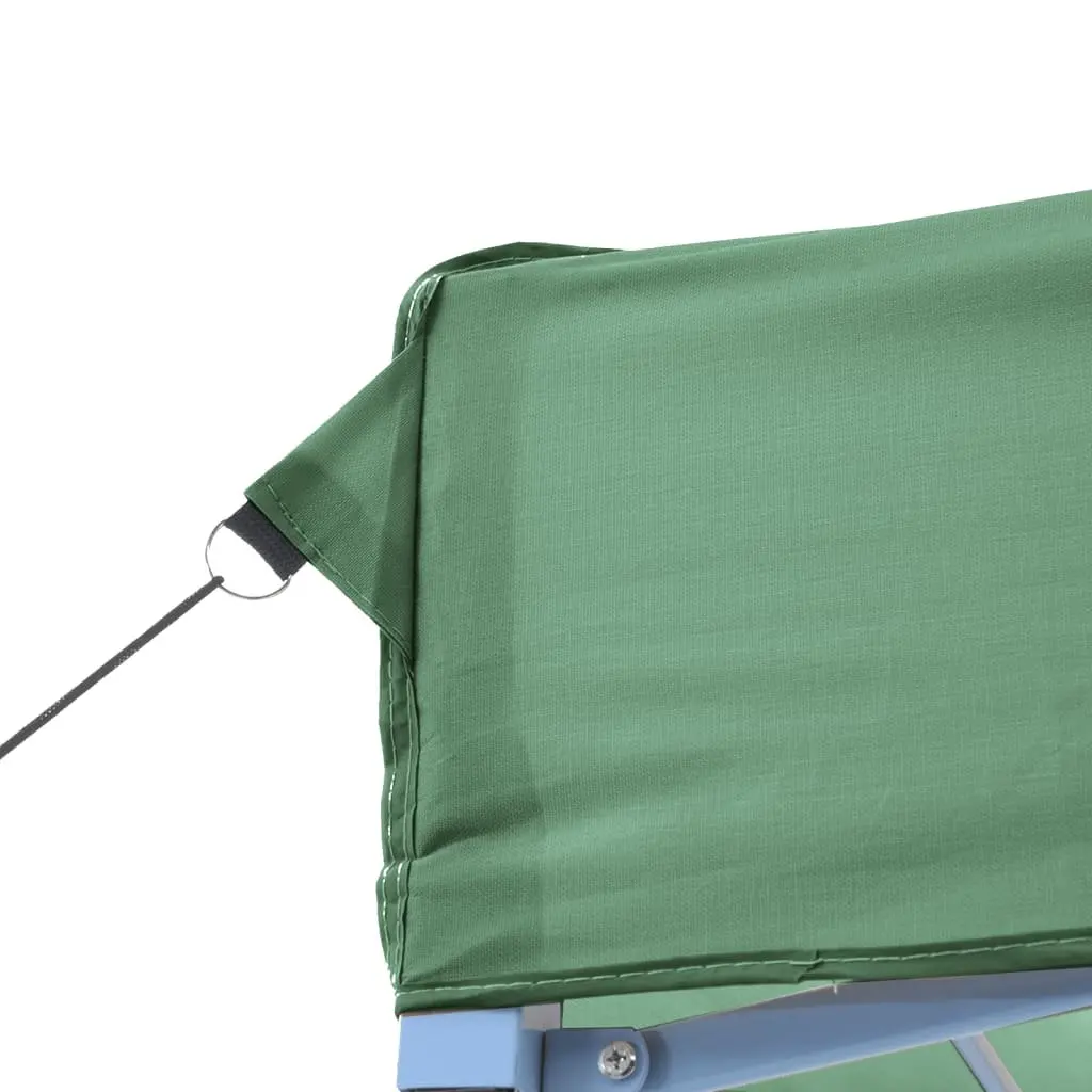 Pop-Up Party Tent Outdoor Use Green 3 Sidewalls