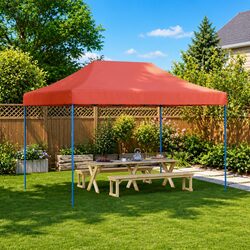 Specifications of Orange Foldable Pop-Up Party Tent - 410x279x315cm