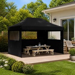 Specifications of the Black Foldable Pop-Up Party Tent