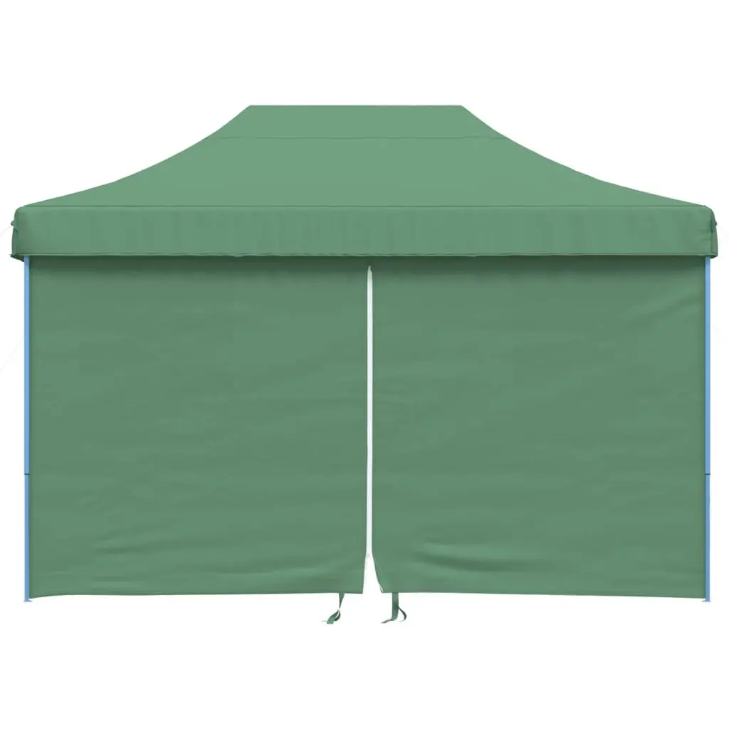 Foldable Pop-Up Party Tent Outdoor Event Canopy Green 4 Sidewalls