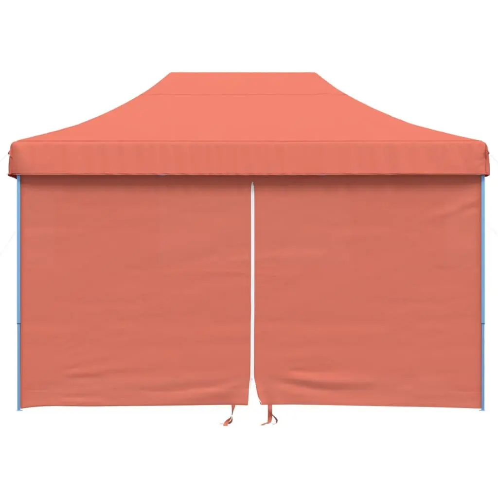 Foldable Pop-Up Party Tent Outdoor Garden 4 Sidewalls Orange