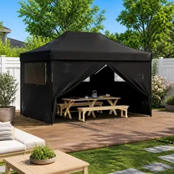 Black Pop-Up Party Tent with Specifications You Need