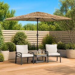 Specifications of Brown Garden Parasol Umbrella 248cm
