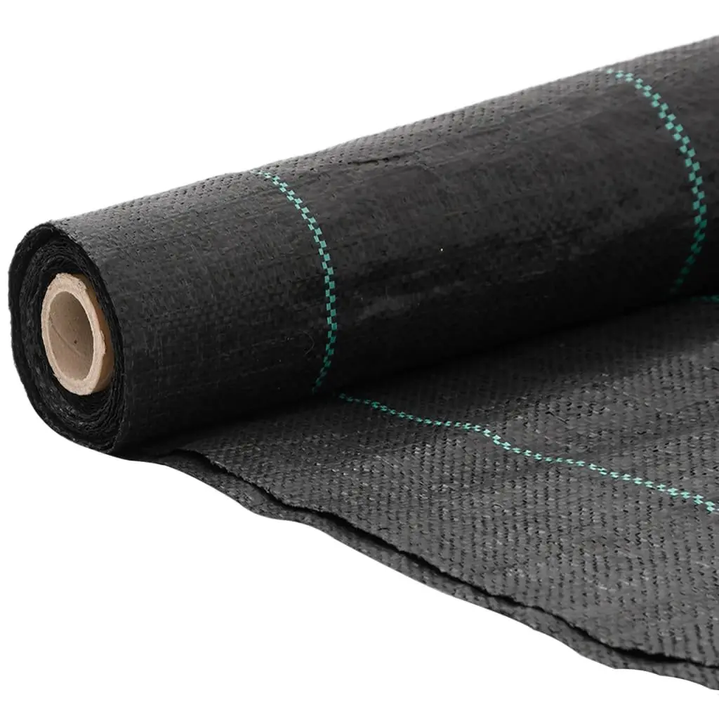 Weed Control Membrane Black Garden 1x150m Landscape Fabric