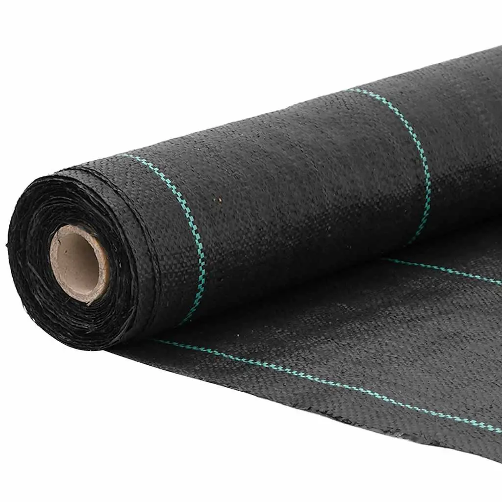 Weed Membrane Black 1.5x100m Landscape Fabric Garden Suppression Control Mat
