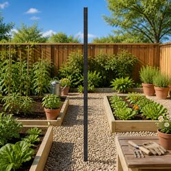 Weed Control Membrane Specifications: 4m x 50m Black Fabric