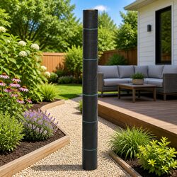 1x200 m Black Polypropylene Weed Control Membrane Roll
