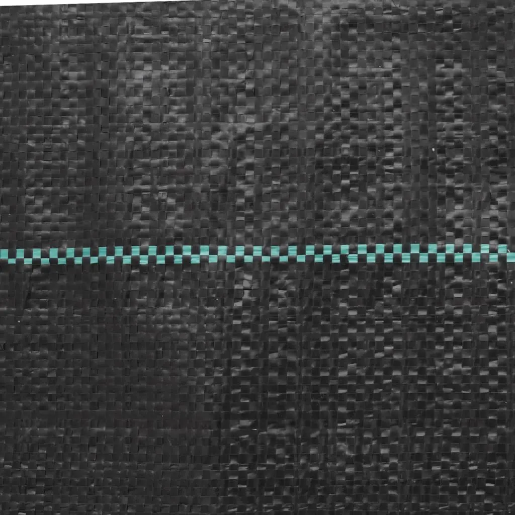 Weed Membrane Fabric Garden Control Mat Roll Black 1x200 m