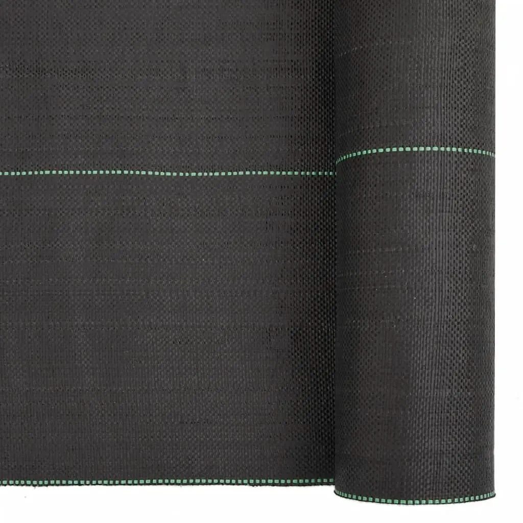 Black Landscape Weed Control Fabric 2x25m