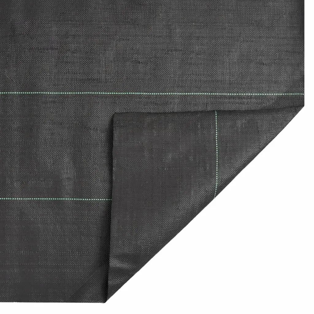 Black Landscape Weed Control Fabric 2x25m