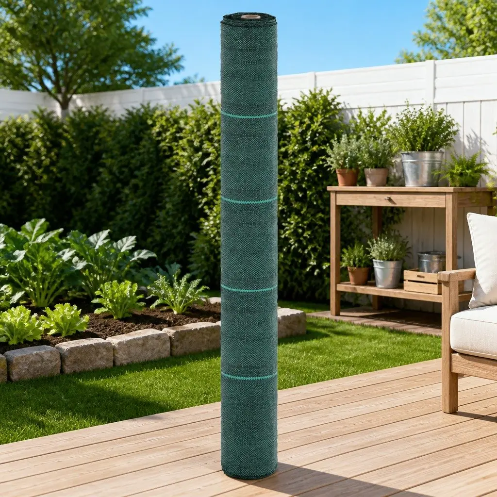 Weed Control Membrane Green Garden Landscape Fabric 1x150m