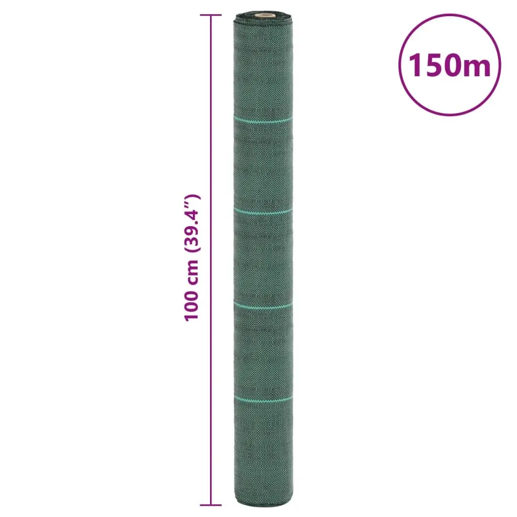 Weed Control Membrane Green Garden Landscape Fabric 1x150m