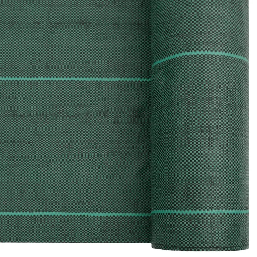 Weed Membrane Green 2x25 m Garden Ground Cover Control Mat