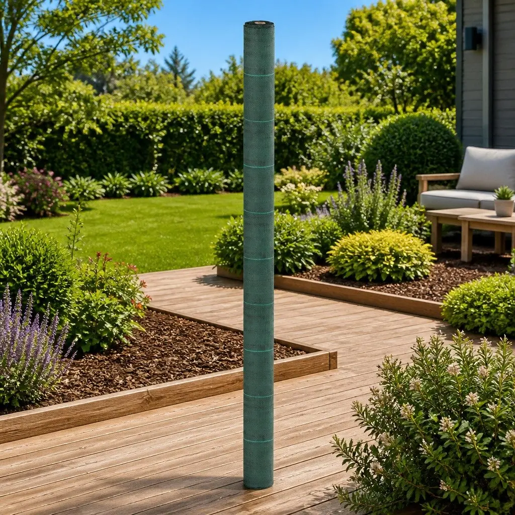 Green Polypropylene Weed Membrane 2x50m for Effective Control