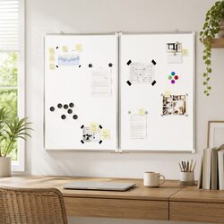 Foldable Magnetic Whiteboard Dimensions: 120 x 80 cm