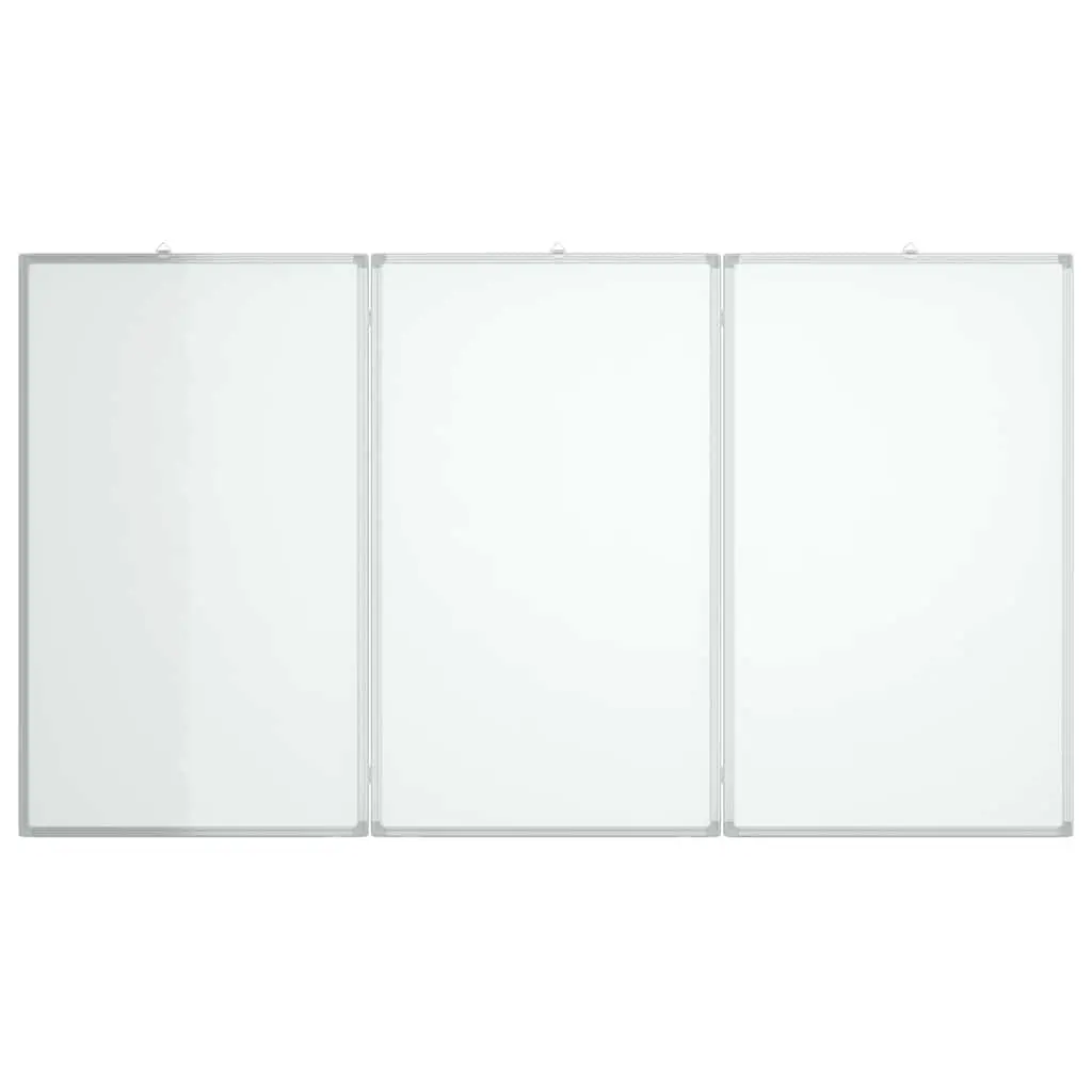 Magnetic Whiteboard Foldable Two Panels Office Home Display Board Presentation
