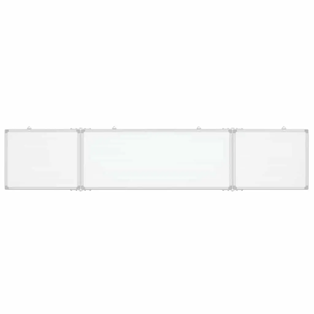 Foldable Magnetic Whiteboard Display Board 200x40cm Office Home Presentation