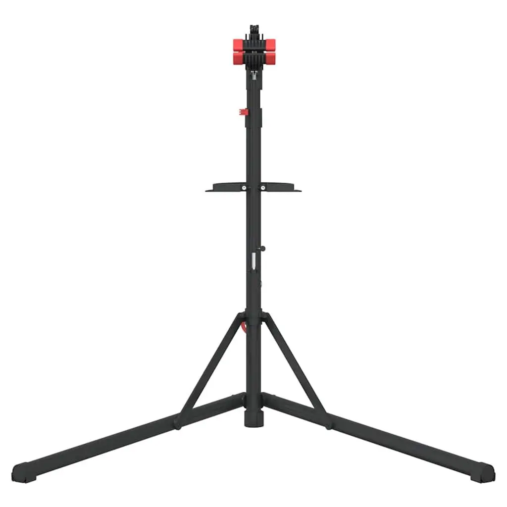 Bike Repair Stand for Cycling Maintenance Adjustable Height 92-152cm Foldable Red