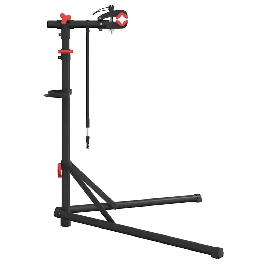 Bike Repair Stand for Cycling Maintenance Adjustable Height 92-152cm Foldable Red