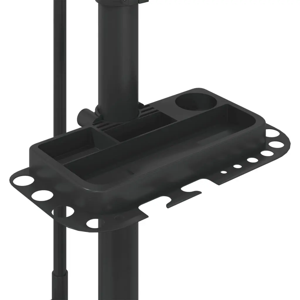Bike Repair Stand Adjustable Height 108-188cm for Maintenance Blue Steel
