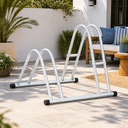 2-Bike Storage Rack - Galvanised Steel Construction