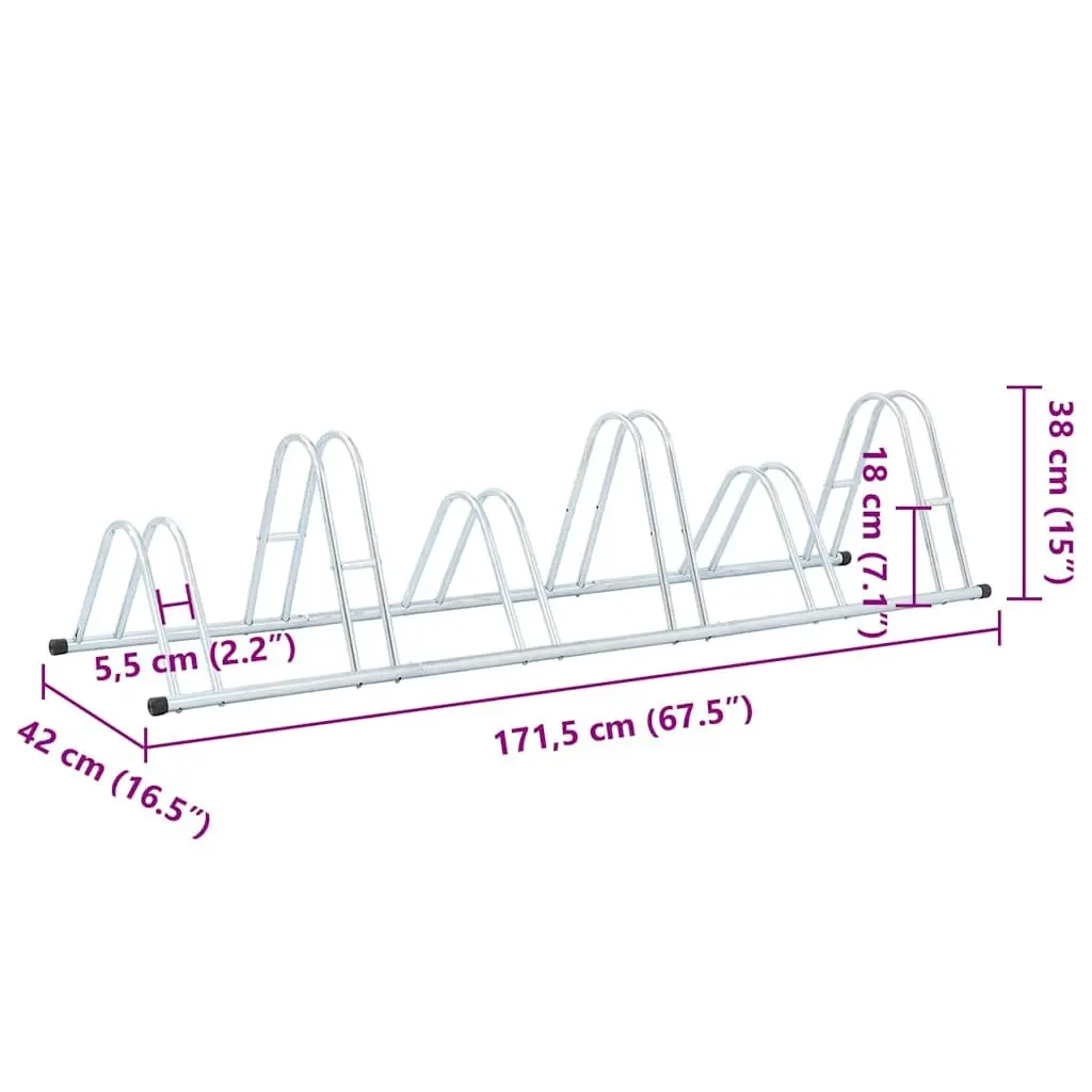 Bicycle Stand for 6 Bikes