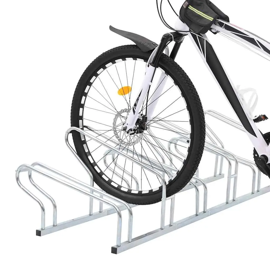 Galvanised Steel Bicycle Stand for 6 Bikes