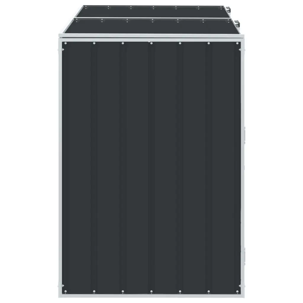 Wheelie Bin Storage Double Bins Anthracite Garden Waste Container Enclosure