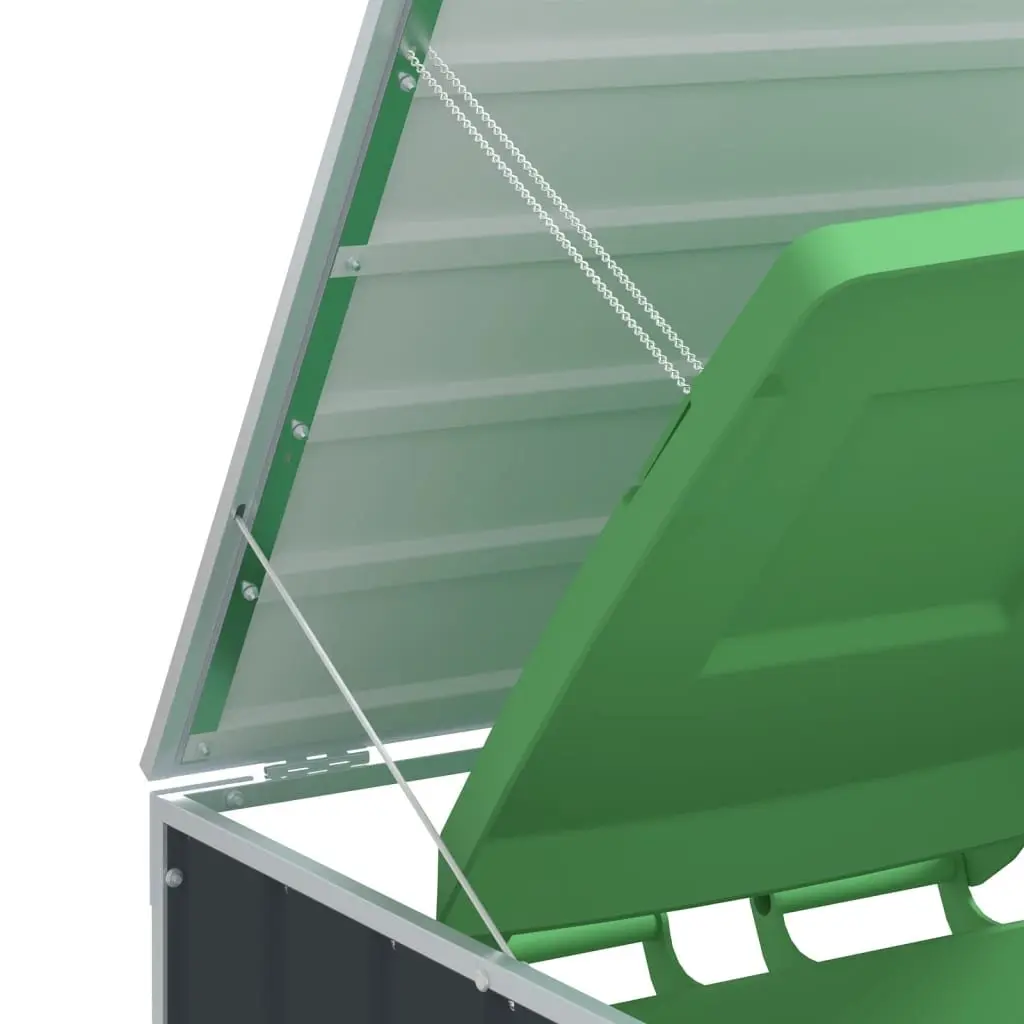 Wheelie Bin Storage Double Bins Anthracite Garden Waste Container Enclosure