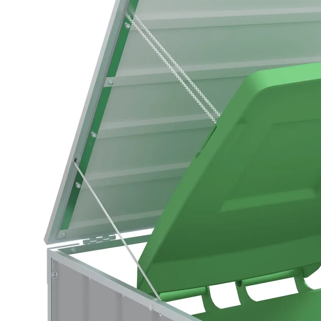Wheelie Bin Storage Triple Bins Grey Container