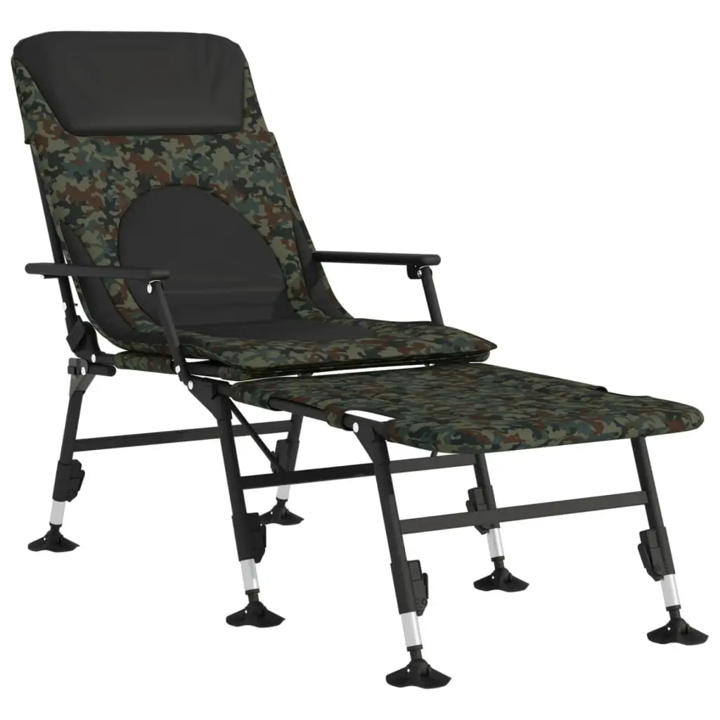 Fishing Bedchair Foldable Camping Bed Adjustable Mud Legs Outdoor Chair