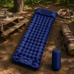 Self Inflating Camping Mattress Specifications: Blue, Durable, and Comfortable