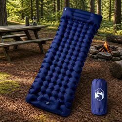 Self Inflating Camping Mattress Specifications: Blue, Durable, and Comfortable