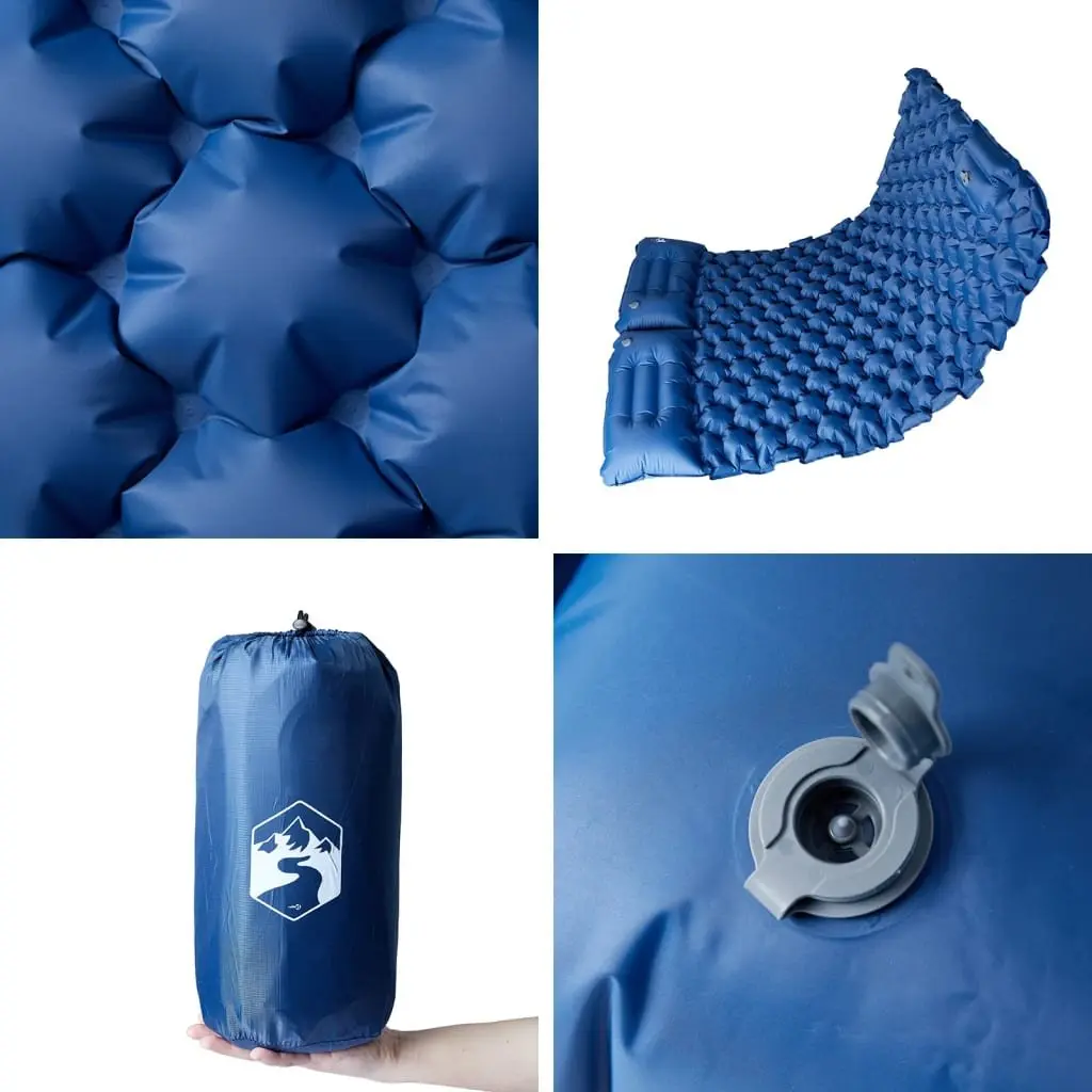 Self-Inflating 2-Person Sleeping Pad with 8.5 cm Thickness
