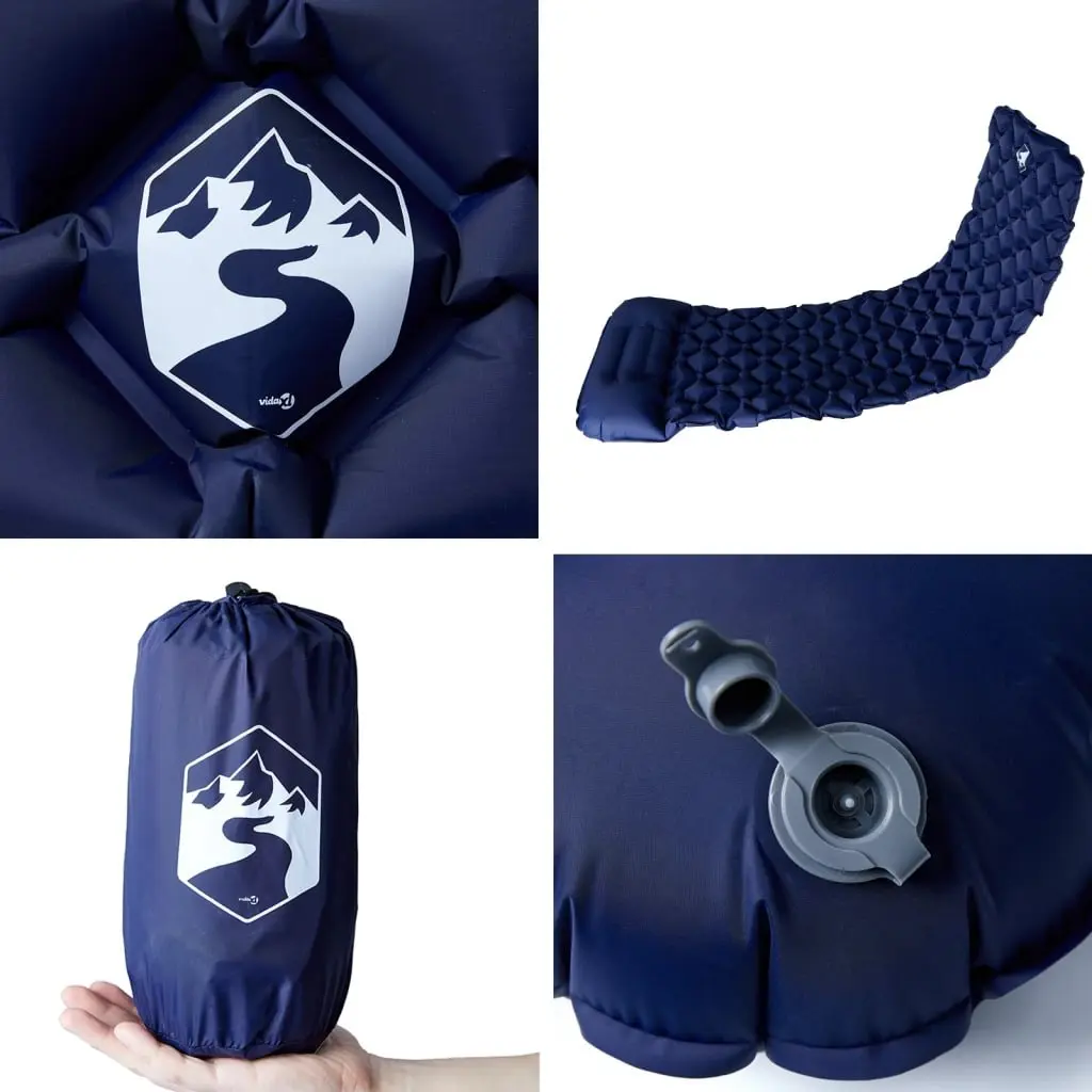 Inflatable Camping Mattress Single Person Sleeping Pad 6 cm Thickness