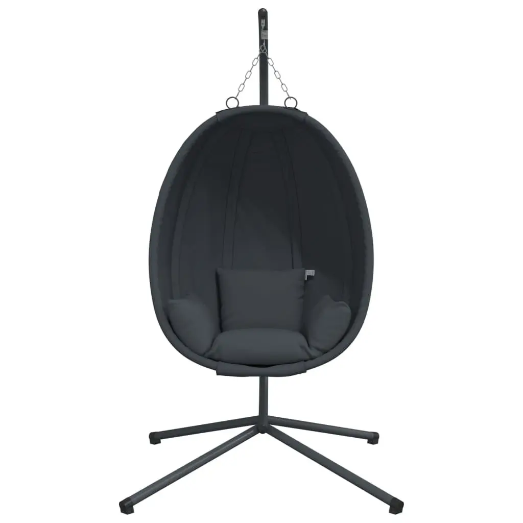 Hanging Egg Chair with Stand Outdoor Garden Patio Relaxation