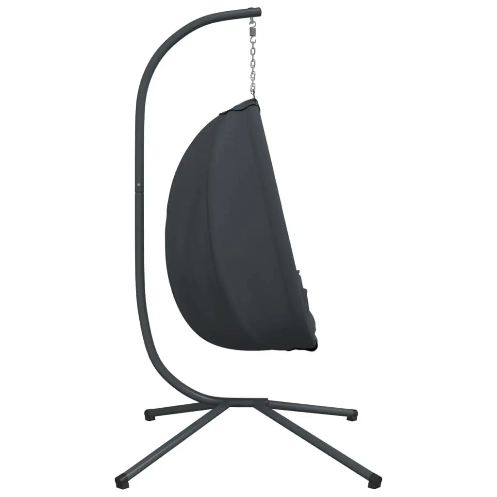 Hanging Egg Chair with Stand Outdoor Garden Patio Relaxation