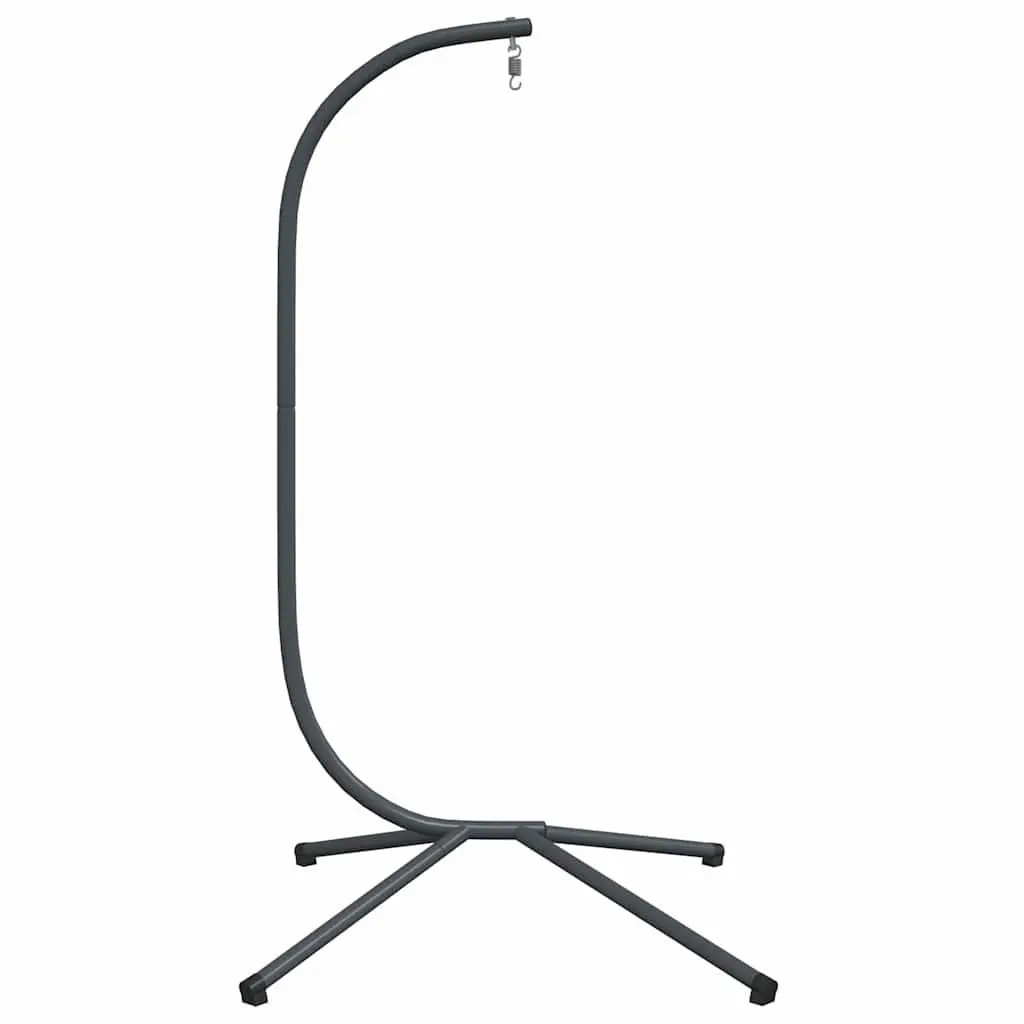 Hanging Egg Chair Stand Steel Frame Outdoor Porch Swing Support Anthracite