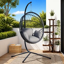 Specifications of Black Steel Hanging Chair Stand