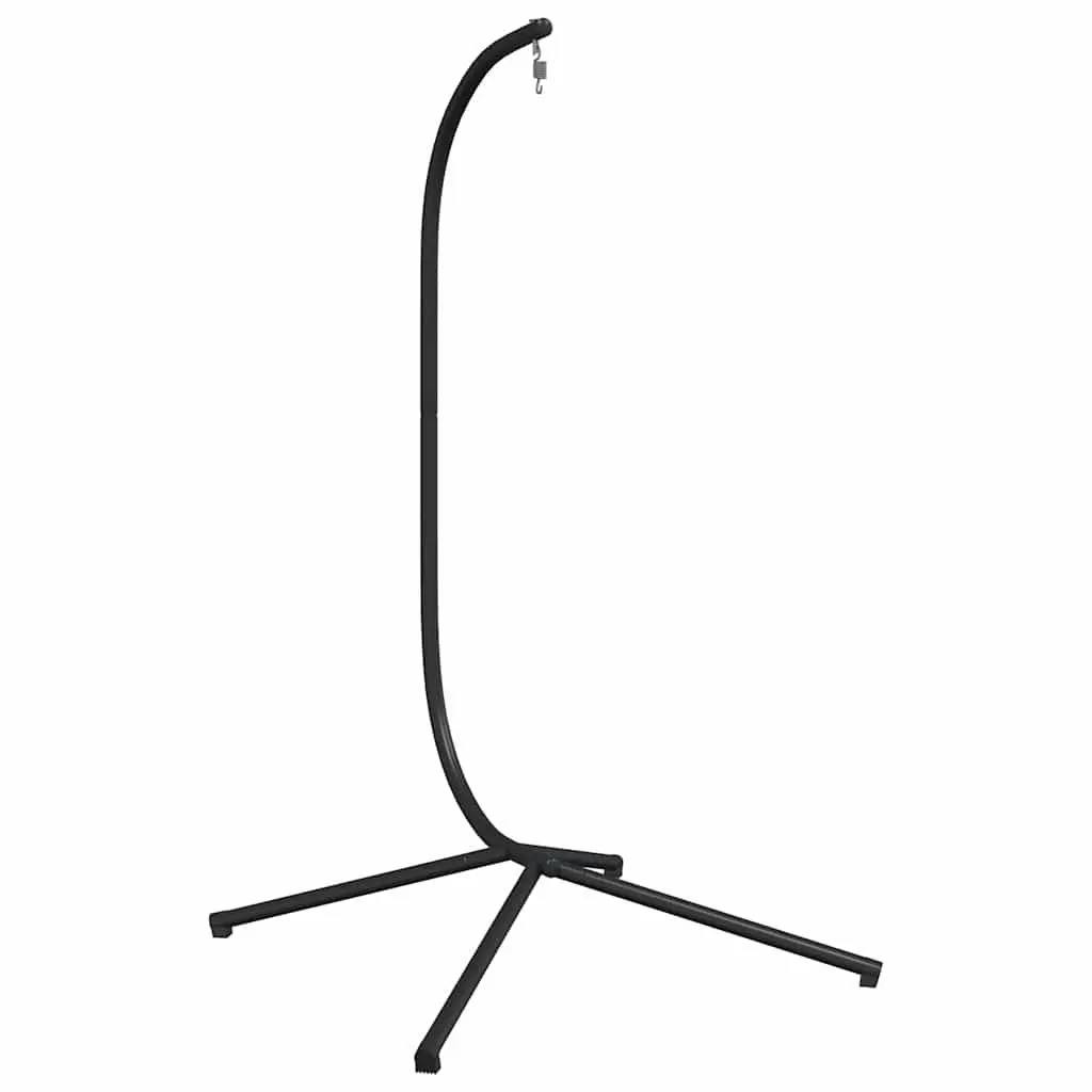 Black Steel Hanging Chair Stand
