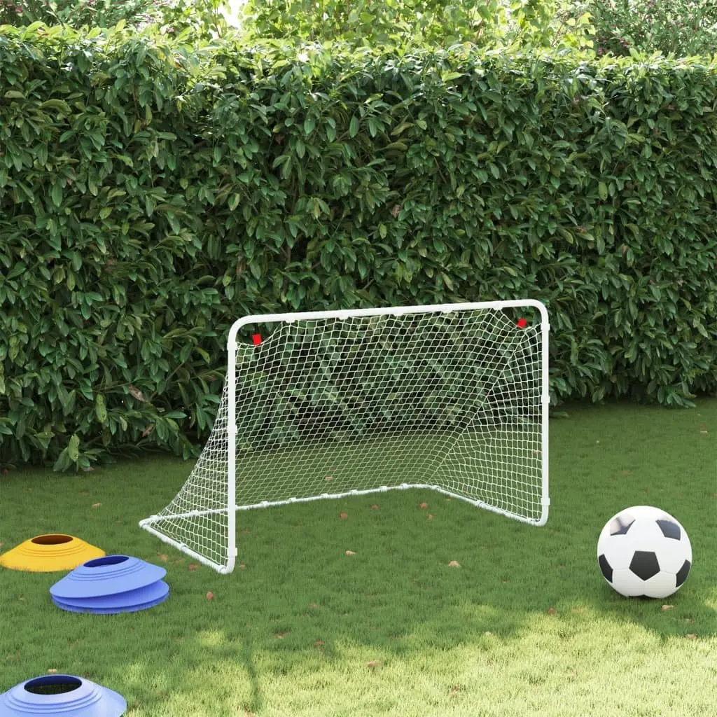 Soccer Goal with Net White 122x81x81 cm Portable Training Football Gate