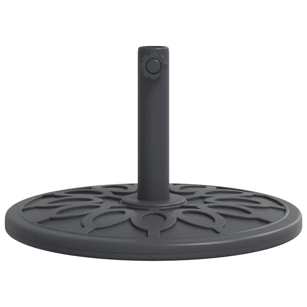 Round Parasol Base Umbrella Stand Outdoor Garden 12kg Ø38 Ø48mm Pole Adapter