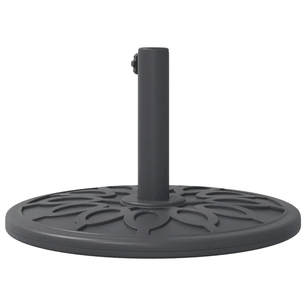 Round Parasol Base Umbrella Stand Outdoor Garden 12kg Ø38 Ø48mm Pole Adapter