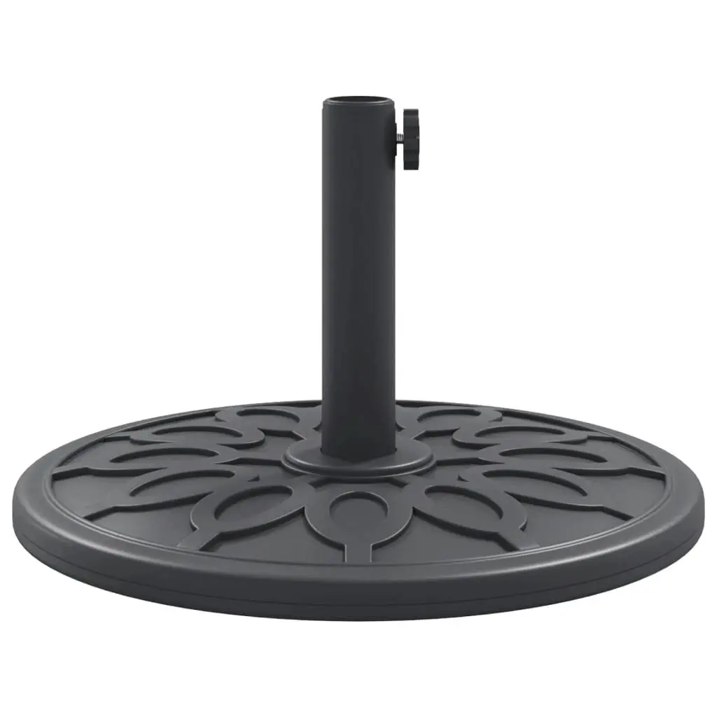 Round Parasol Base Umbrella Stand Outdoor Garden 12kg Ø38 Ø48mm Pole Adapter