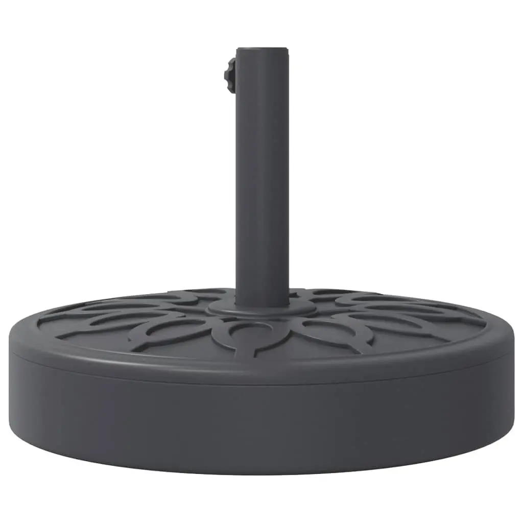 Parasol Base Outdoor Umbrella Stand 25kg Black Ø38 Ø48mm
