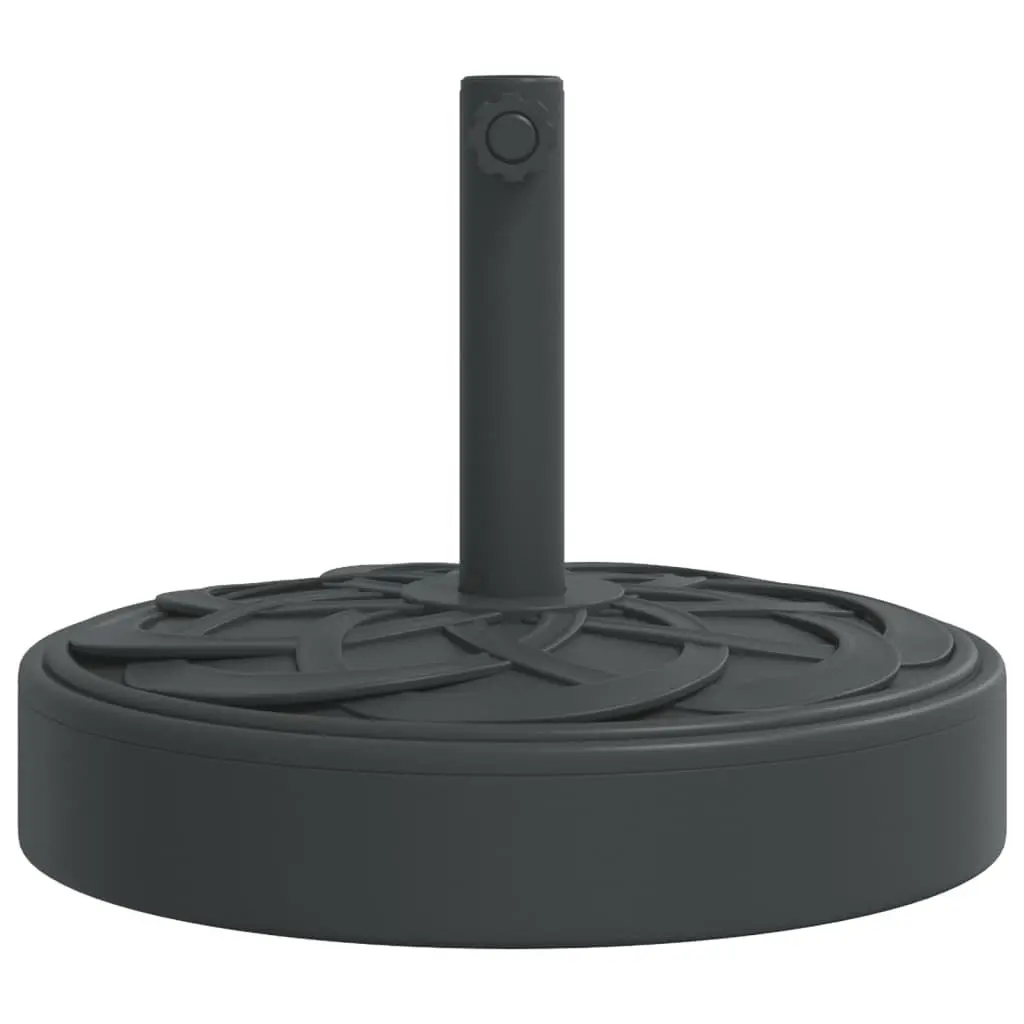 Parasol Base Outdoor Garden 25kg Round Umbrella Stand Black